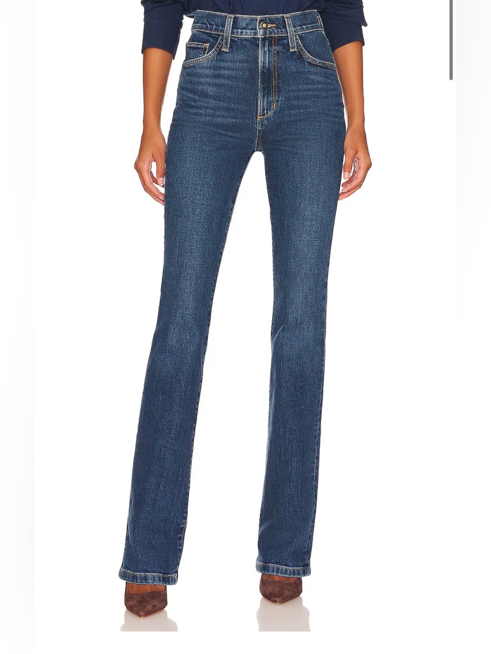 Favorite Daughter Valentina Super High Rise
Bootcut Jeans Size 25 Woodside NWT